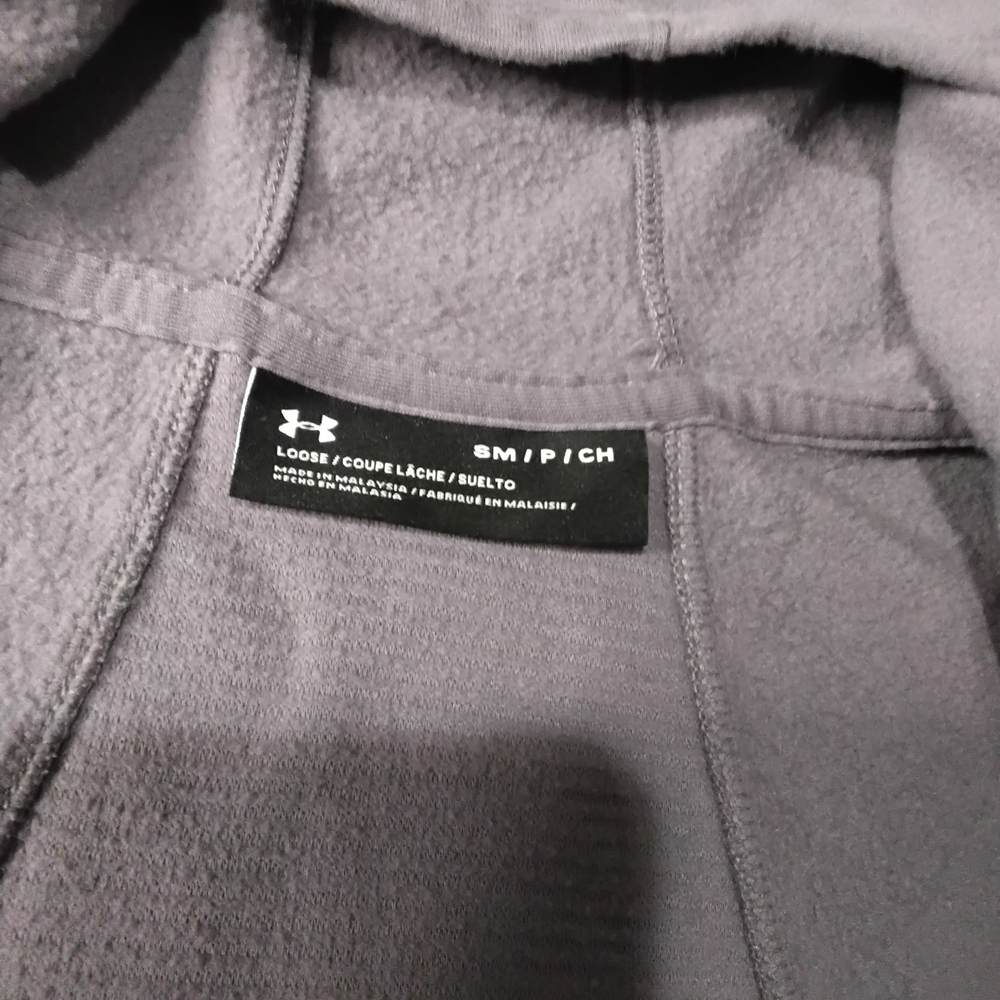 Under Armour Womens Zip-Up Hoodie Sweatshirt Sz S Purple. - Picture 6 of 13